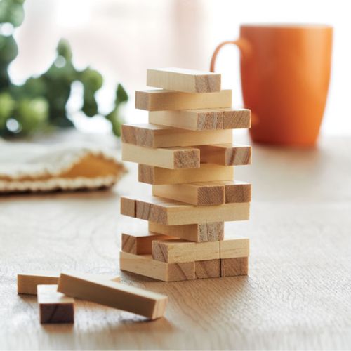 Wooden blocks tower game - Image 5